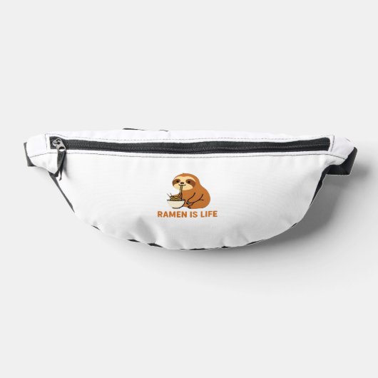 Cute Sloth Eating Ramen � Funny Noodle Lover Desig Bauchtasche (Ablage )
