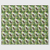 Cute Sloth Hanging From a Branch In Sunbeams Geschenkpapier (Flach)