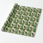 Cute Sloth Hanging From a Branch In Sunbeams Geschenkpapier (Ungerollt)