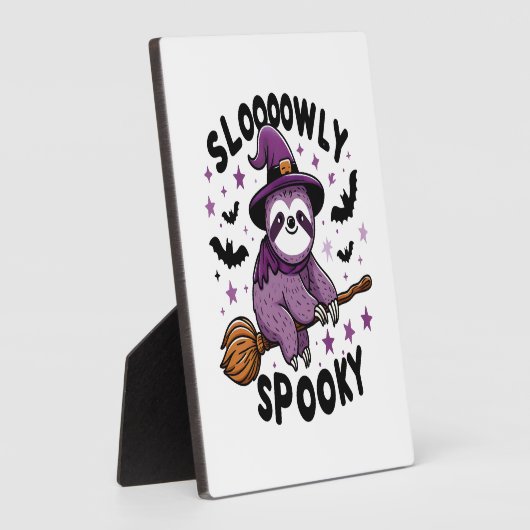 Cute Sloth Happy Halloween (2) Fotoplatte (Seite)