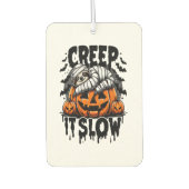 Cute Sloth Happy Halloween Autolufterfrischer (Vorderseite)