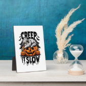 Cute Sloth Happy Halloween Fotoplatte (Seite)