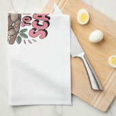 Cute Sloth on Branch with Playful Geschirrtuch (Viertel Falte)