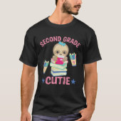 Cute Sloth Second Grade Cutie 2nd Grader Back to S T-Shirt (Vorderseite)