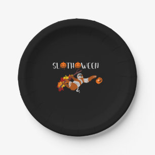 Cute sloth Slothoween Halloween Anzug Pappteller