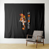 Cute sloth Slothoween Halloween Anzug Wandteppich (Beispiel (Horizontal))