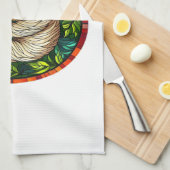 Cute Sloth Stained Glass Ornament Geschirrtuch (Viertel Falte)