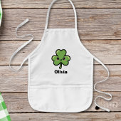 Cute Smiling Clover Kinderschürze