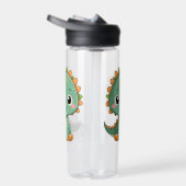 Cute Smiling Dinosaur Kids Water Bottle Trinkflasche (Rechts)