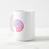 Cute Smiling Donut Kaffeetasse (Vorderseite Links)