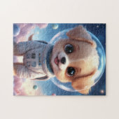 Cute Smiling Puppy Astronaut Jigsaw Puzzle (Horizontal)