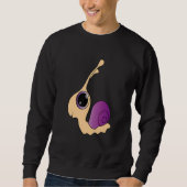 Cute Snail I Just Really Like Snails, Ok Funny Sna Sweatshirt (Vorderseite)