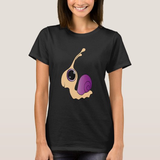 Cute Snail I Just Really Like Snails, Ok Funny Sna T-Shirt (Vorderseite)