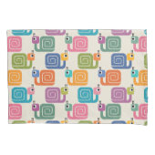 Cute Snail Pattern on Cream Kissenbezug (Vorderseite)