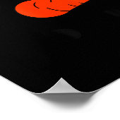 Cute Snowlady Snowman Face Christmas Matching Fami Poster (Ecke)