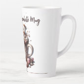 Cute Snowman Cocoa Design Milchtasse (Rechts)