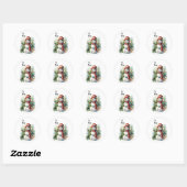 Cute Snowman Gift Sticker (Blatt)