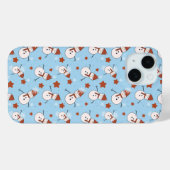 Cute Snowman Holiday Phone Case (Rückseite (Horizontal))