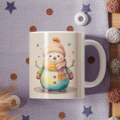 Cute Snowman Let It Snow Kaffeetasse