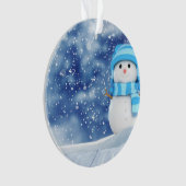 Cute Snowman Ornament (Vorderseite)