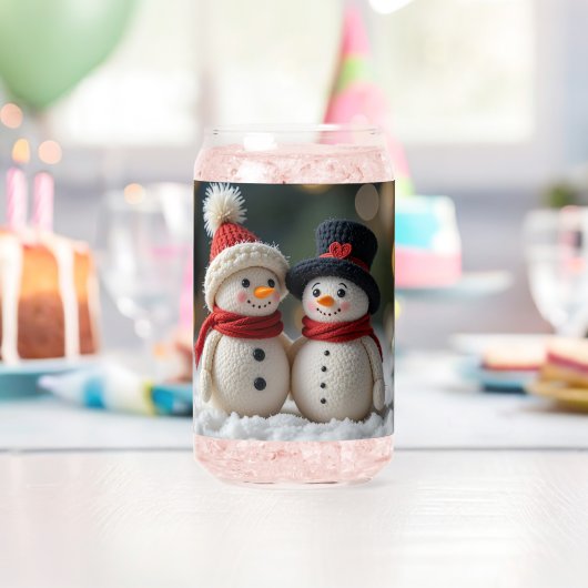 cute snowman together dosenglas (Insitu (Geburtstag))