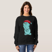 Cute Snowman Winter Merry Christmas Eve Party Sweatshirt (Vorne ganz)