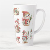 Cute snowmen with hats milchtasse (Rechts)