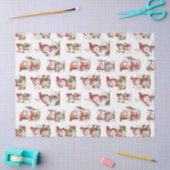 Cute snowmen with wooly hats seidenpapier (Basteln)