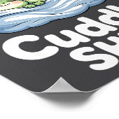 Cute Snuggly Frog Lovers This Is Our Cuddle  Poster (Ecke)