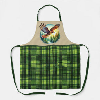 Cute soaring eagle schürze