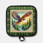 Cute soaring eagle topflappen (Vorderseite)