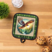 Cute soaring eagle  topflappen (Oben Unten)