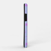 Cute Soccer Ball Pattern in Purple and Blue Case-Mate iPhone Hülle (Hinten/Rechts)