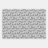 cute Soccer ball sports pattern  Geschenkpapier Set (Vorderseite 2)
