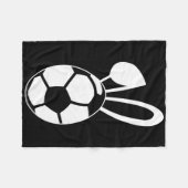 Cute Soccer Egg Shirt - Soccer Easter Egg Gift Fleecedecke (Vorderseite (Horizontal))