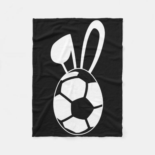 Cute Soccer Egg Shirt - Soccer Easter Egg Gift Fleecedecke (Vorderseite)