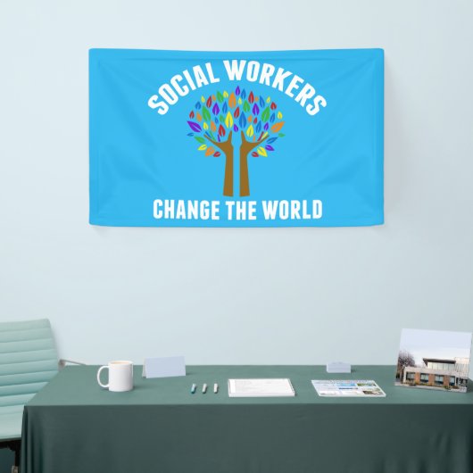 Cute Social Work Quote Banner (Messeveranstaltung)