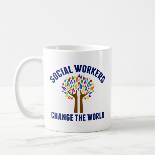 Cute Social Work Quote Kaffeetasse (Links)