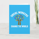 Cute Social Work Quote Karte (Vorderseite)