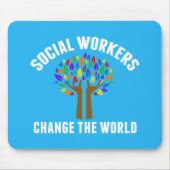 Cute Social Work Quote Mousepad (Vorne)