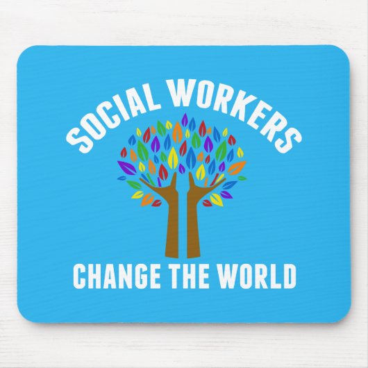 Cute Social Work Quote Mousepad (Vorne)