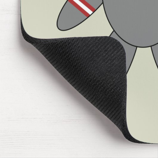 Cute Sock Monkey on Tan Mousepad (Ecke)