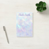 Cute soft pastel background script name post-it klebezettel (Büro)