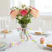 Cute Soft Pastel Polka Dots Pattern Satinband