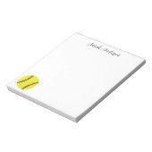Cute Softball Personalized Notizblock (Rotiert)