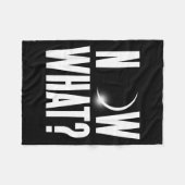 Cute Solar Eclipse August 2017 Fleecedecke (Vorderseite (Horizontal))
