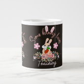 Cute some bunny loves teaching mug Jumbo-Tasse (Vorderseite)