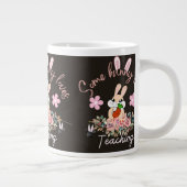 Cute some bunny loves teaching mug Jumbo-Tasse (Rechts)