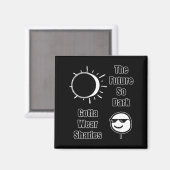 Cute Sonnenfinsternis April Frühling Totalität Magnet (Vorderseite/Rückseite)