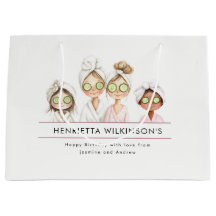 Cute Spa Girls Birthday Gift Bag